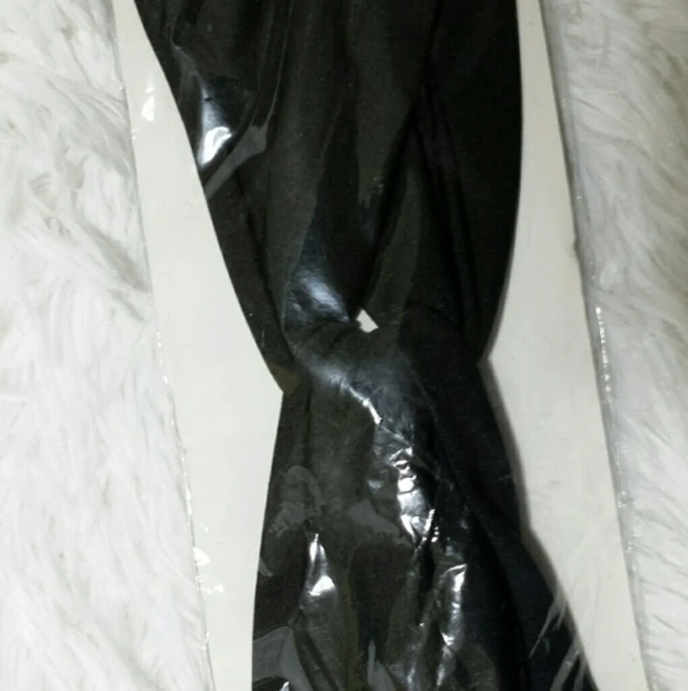 Double Twist Knot Stretchy Black Headband